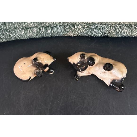 Vintage Pair of Miniature Siamese Cats Kittens Bone China - Picture 6 of 10